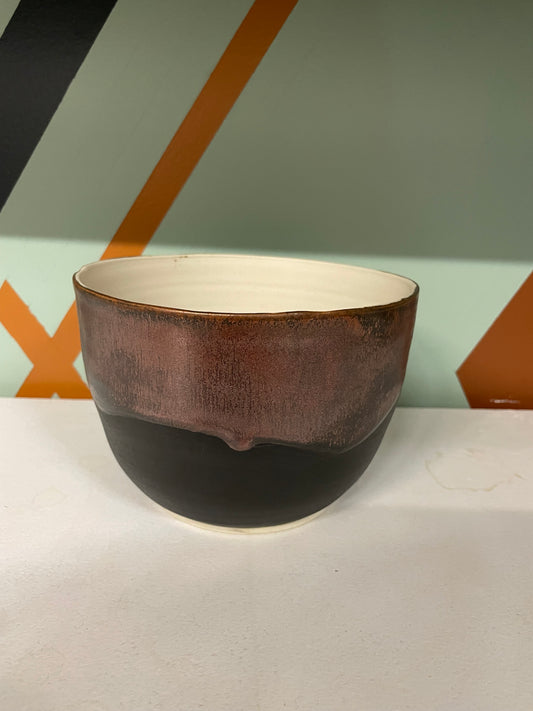 Black and Copper Planter