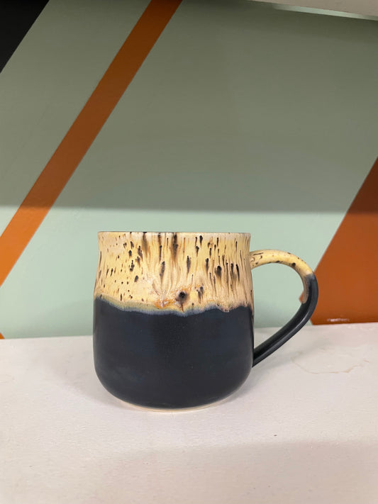 Black and Tan Speckled Mug