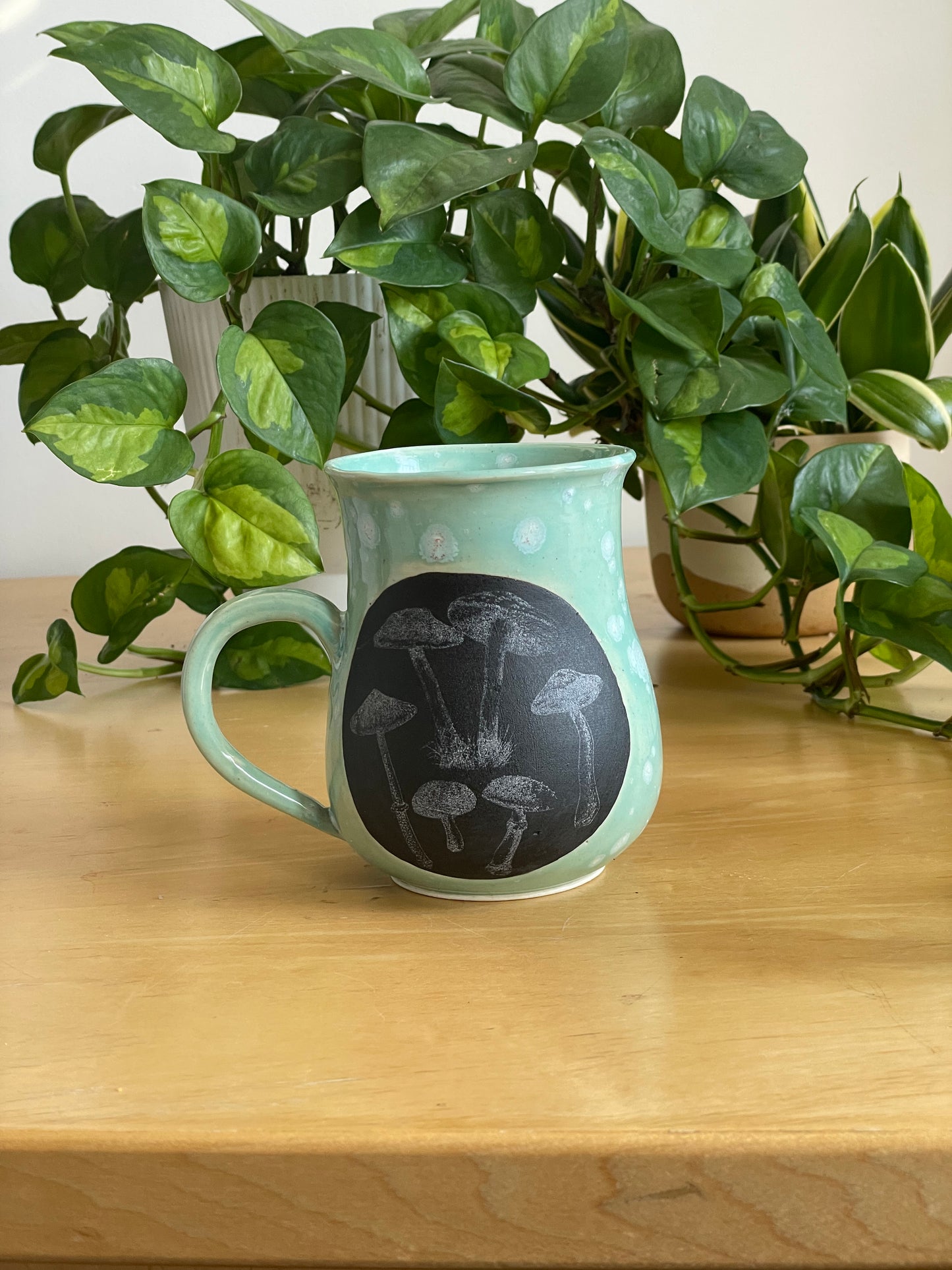 Mint Mushroom Mug