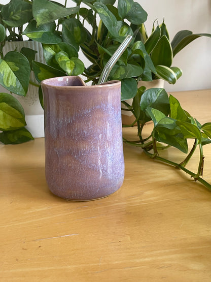 Lavender Straw Tumbler