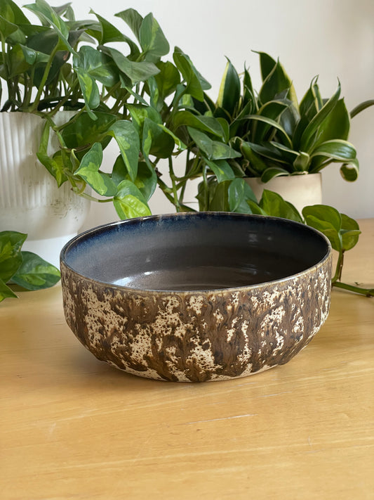 White and Brown Speckled Bowl