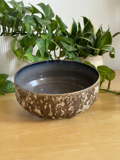 White and Brown Speckled Bowl