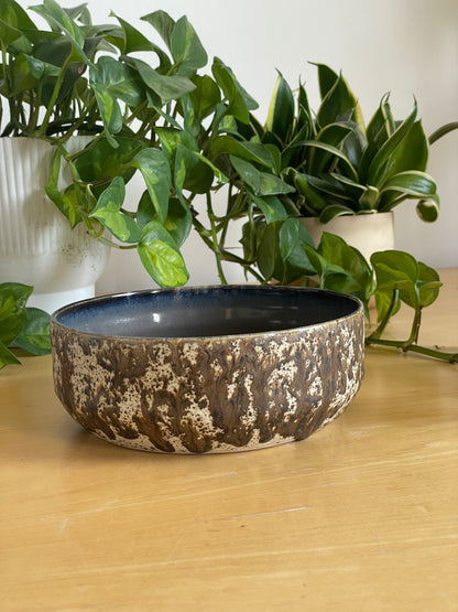 White and Brown Speckled Bowl